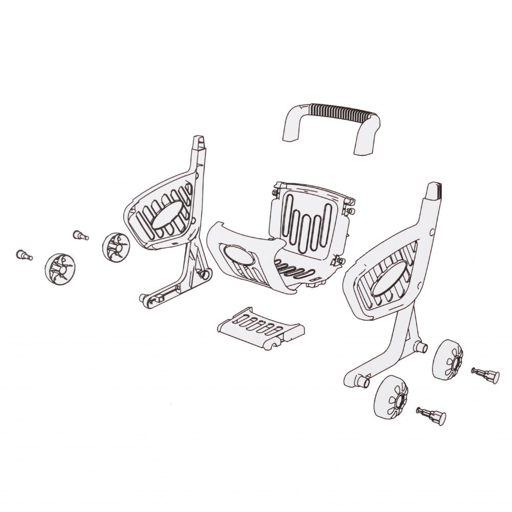 TROLLEY SUPERM AKC 33X43X10 MC PUD 16